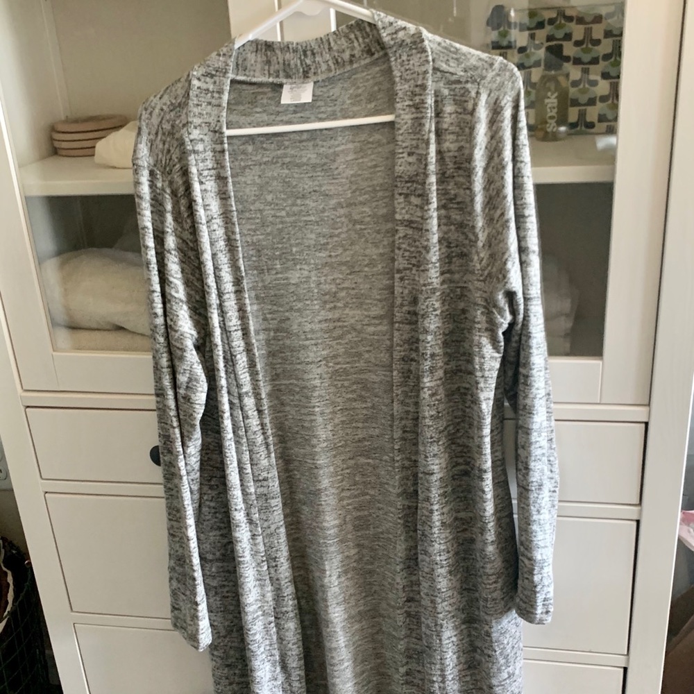 NWOT Heather Knit Long Cardigan with Pockets